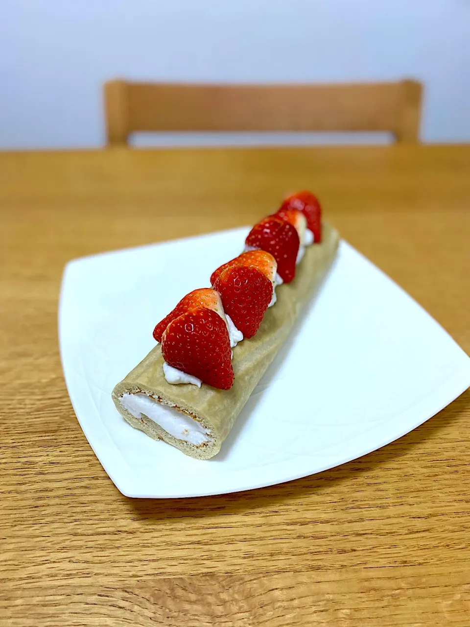 Snapdishの料理写真:米粉のロールケーキ #ytbメソッド #グルテンフリー #カゼインフリー|あさみさん