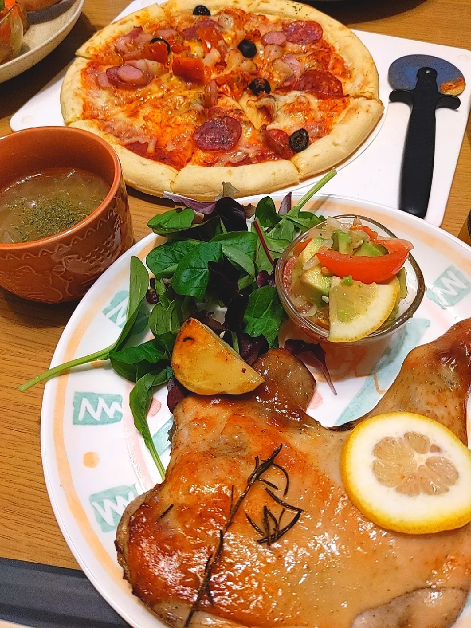 Snapdishの料理写真:Xmasローストチキン|s-iさん