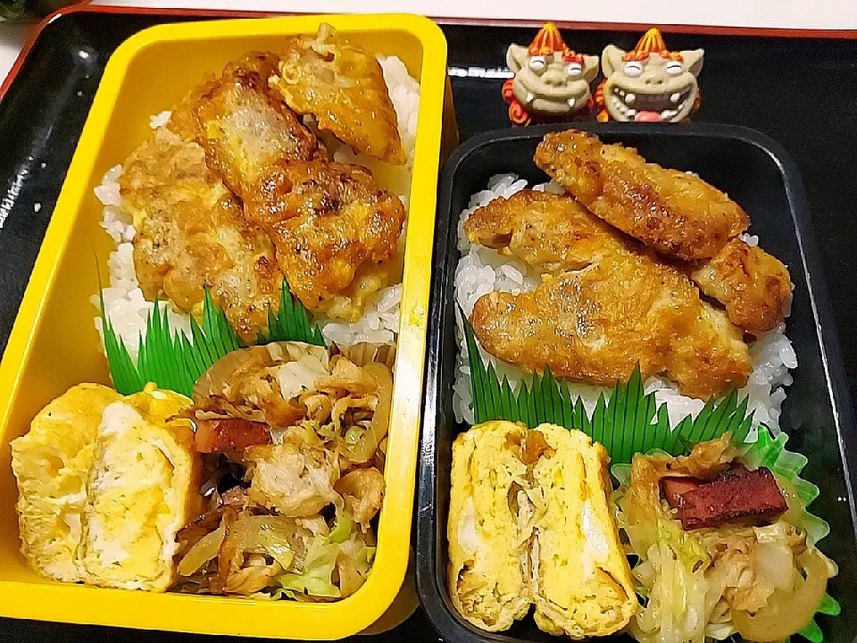 夫弁当、娘弁当|みどりさん