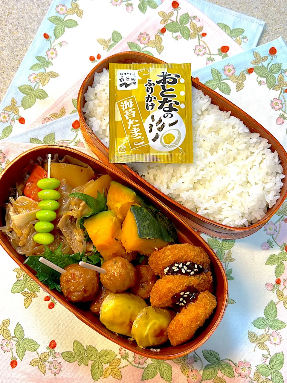 Snapdishの料理写真:👦🏻夜勤お弁当🍱|ひだまりさん