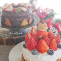 リトルミイはどこにいるかな🤭バームクーヘンアレンジクリスマスケーキ