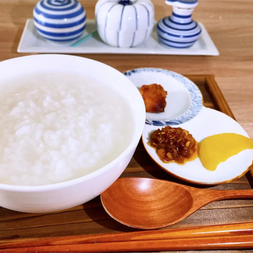 🍺🍶忘年会で胃疲れの朝は　やさしい🍚朝がゆ|Sの食卓さん