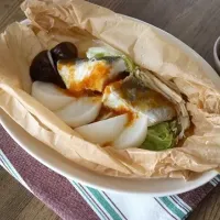 白身魚と冬野菜の包み蒸し|ヤマサ醤油公式アカウントさん