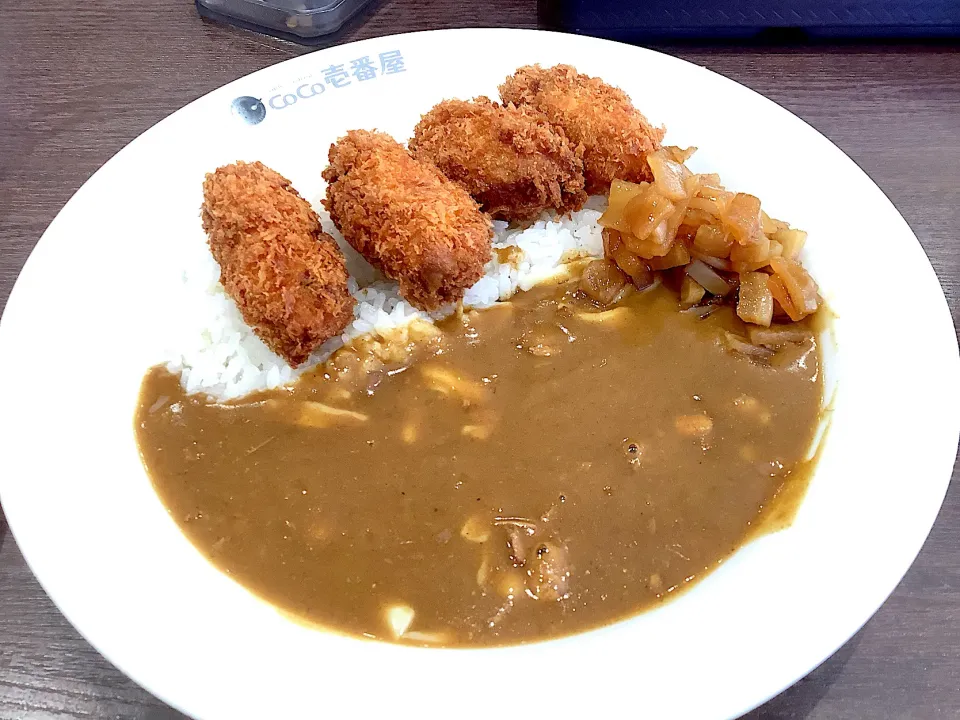 大好き💕CoCo壱『牡蠣フライカレー🍛』|アライさんさん