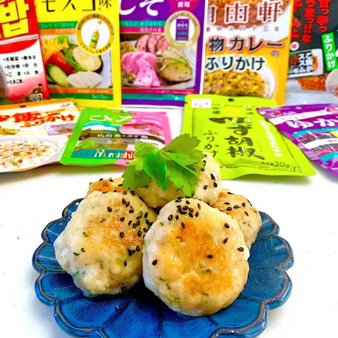 「ふんわりはんぺん」を使ってみたSnapdishの料理・レシピ写真:ひろこで鶏はんぺんつくね🐓💕