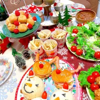 Snapdishの料理写真:クリスマスメニュー|古高沙織さん