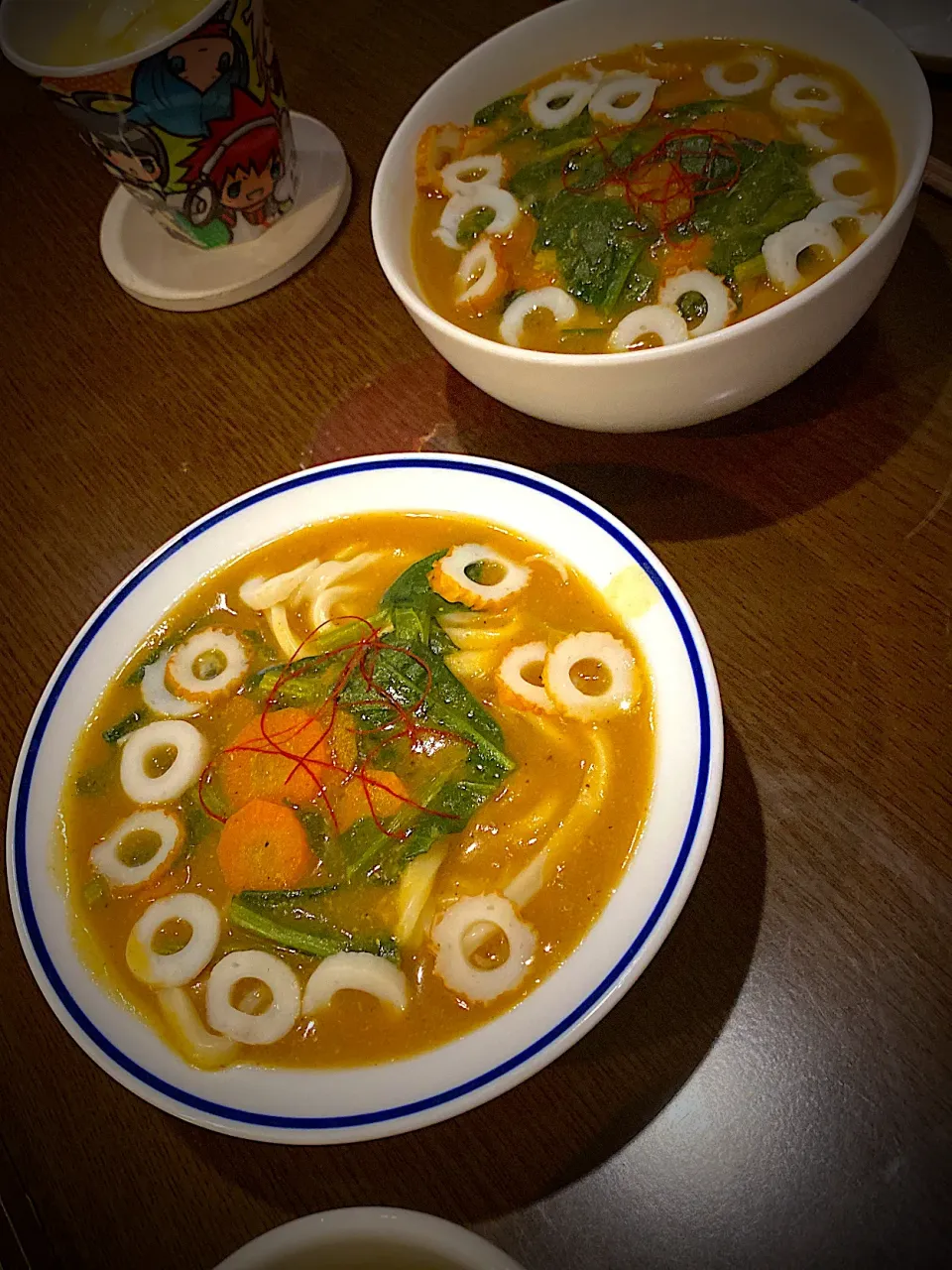 カレーうどん　お茶|ch＊K*∀o(^^*)♪さん