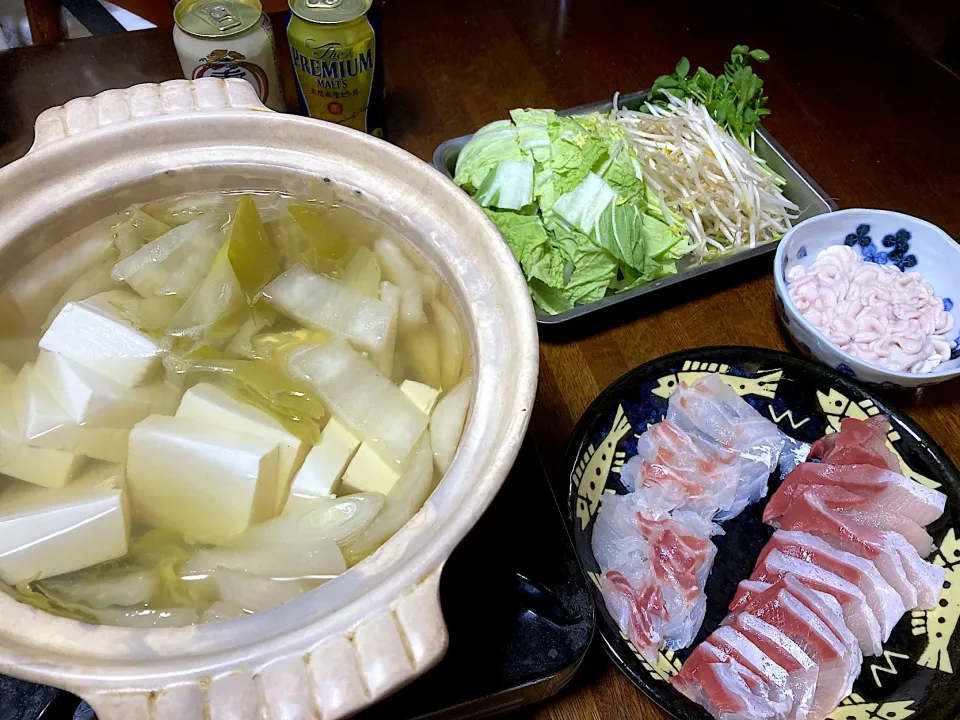 鰤と鯛のしゃぶしゃぶ|はみんぐば〜どさん