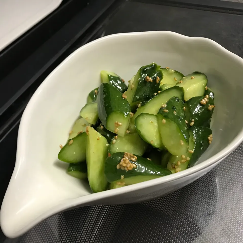 きゅうりのラー油鶏がらスープ和え|sanaeさん