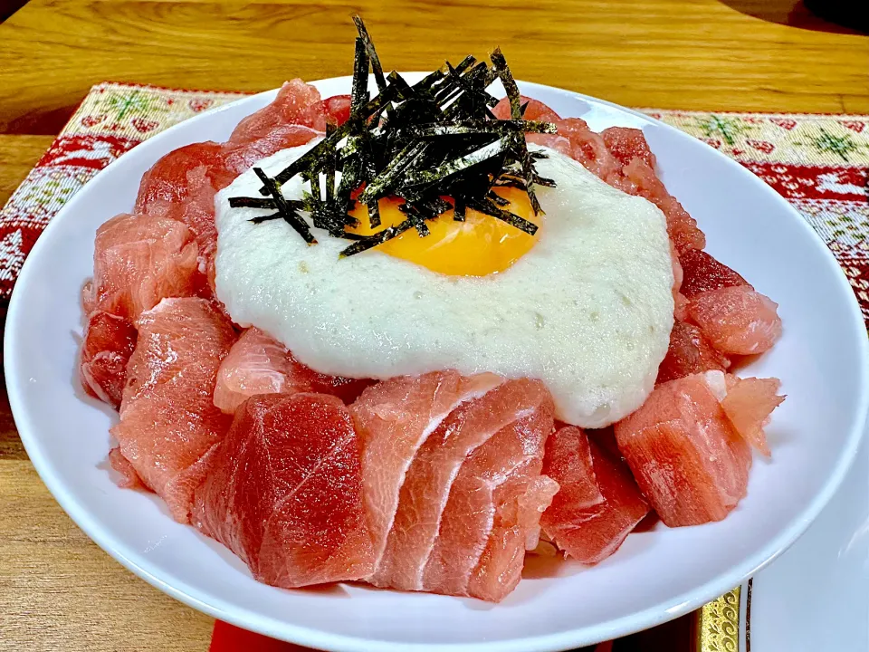 マグロの山かけ丼です！|まささん