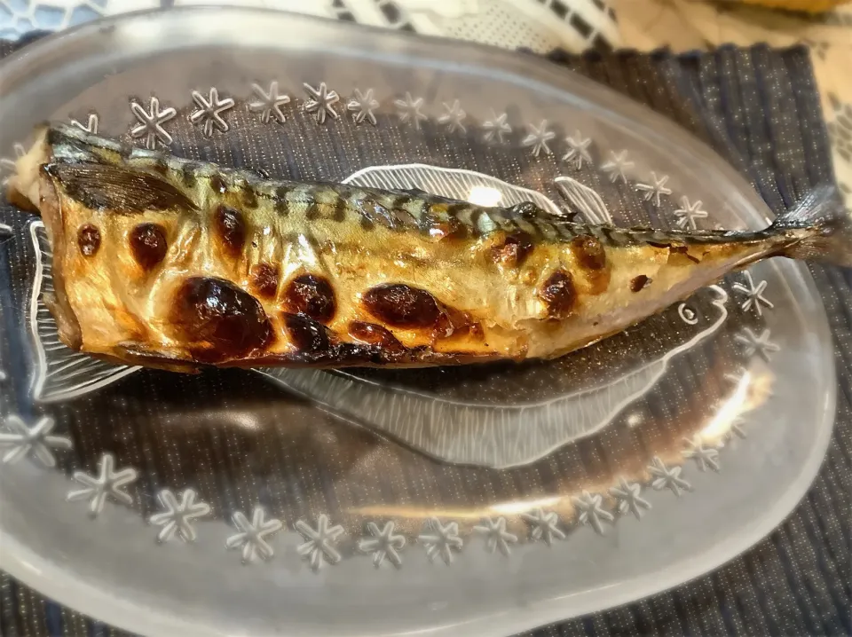 Snapdishの料理写真:勝浦港のサバの干物🐟😋|アライさんさん