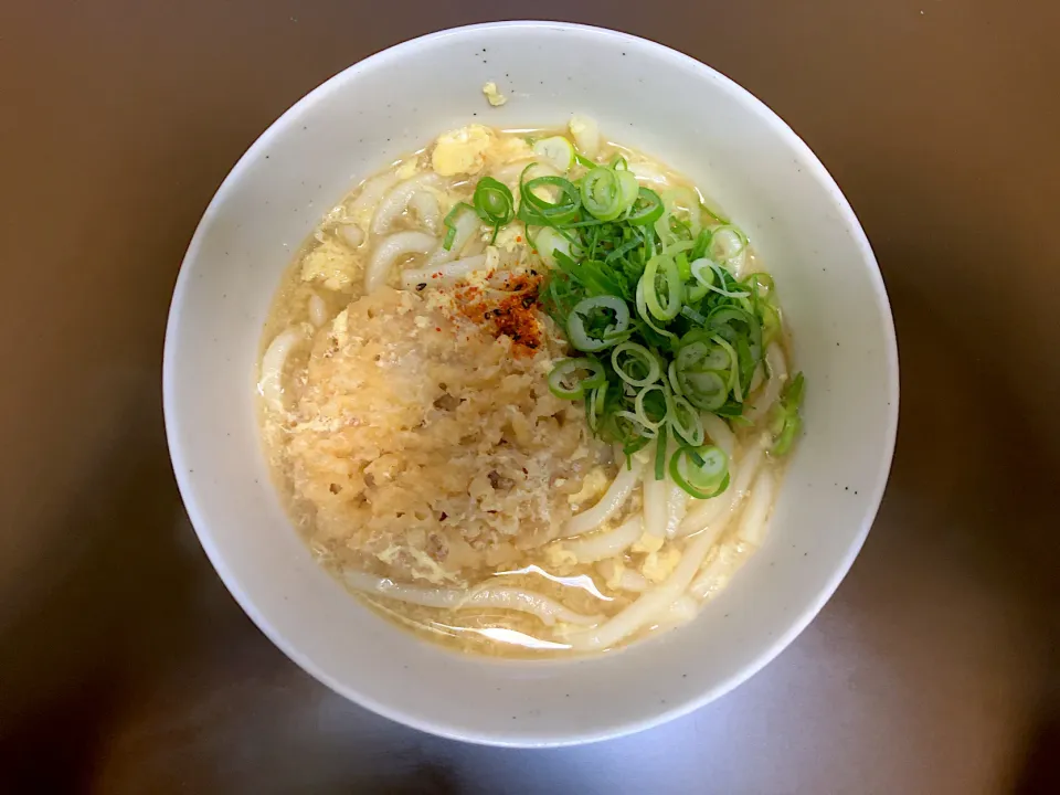 イシメン 天ぷらうどん(玉子入)|ばーさんさん