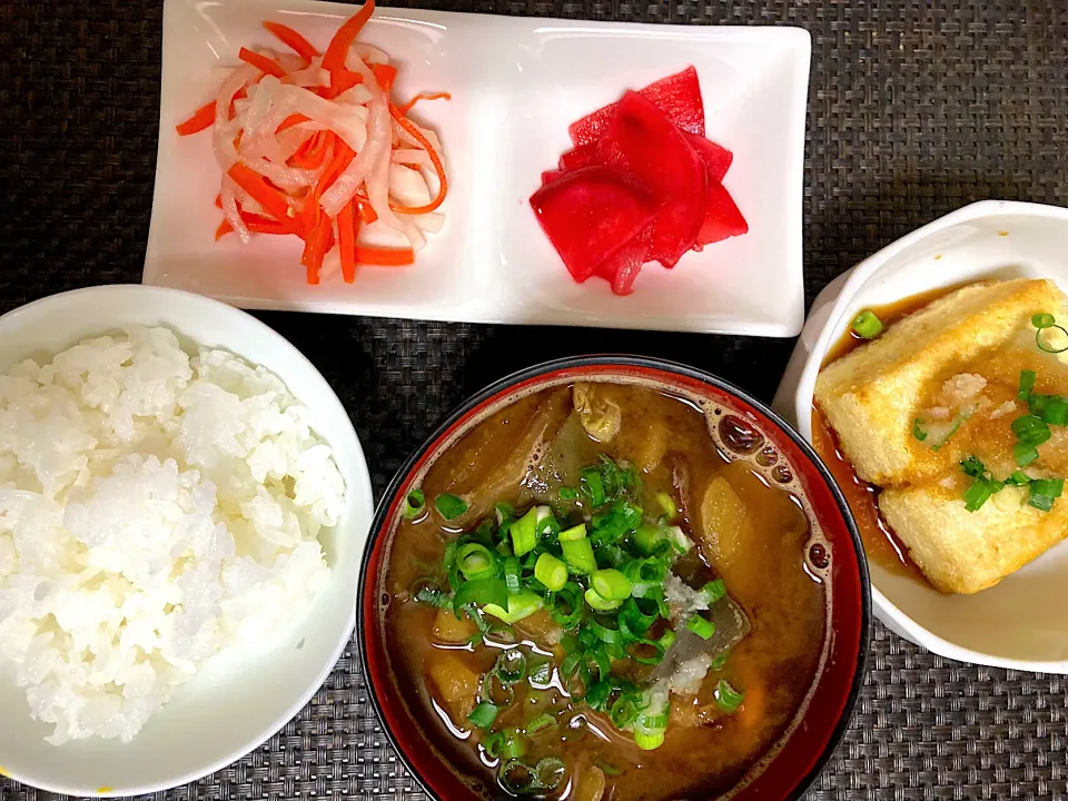 揚げ出し豆腐の朝ごはん|ナタママさん