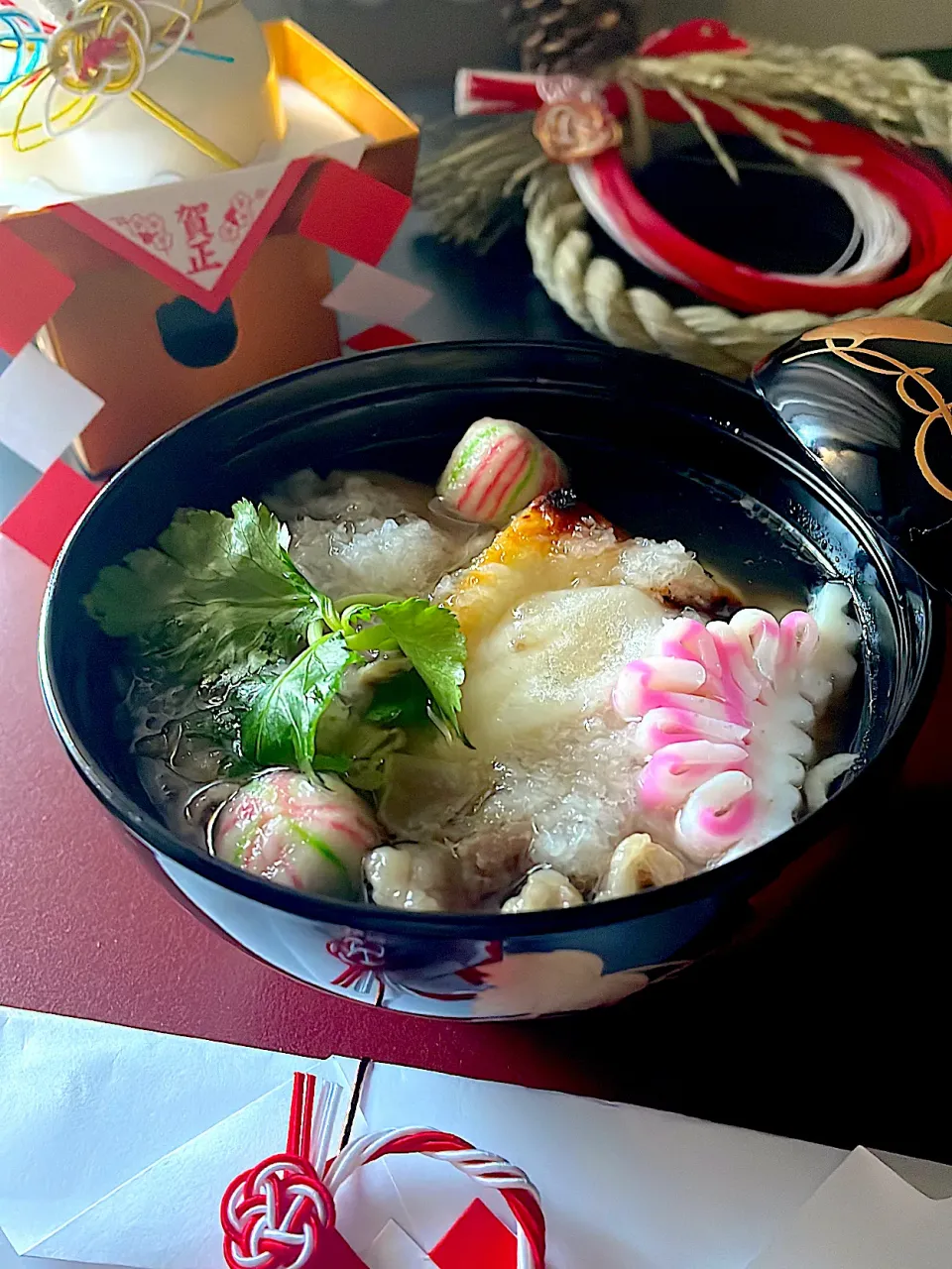 とんちんさんのみぞれ雑煮🎍
フライングだけど念願達成♪( ´▽｀)|とんちんさん