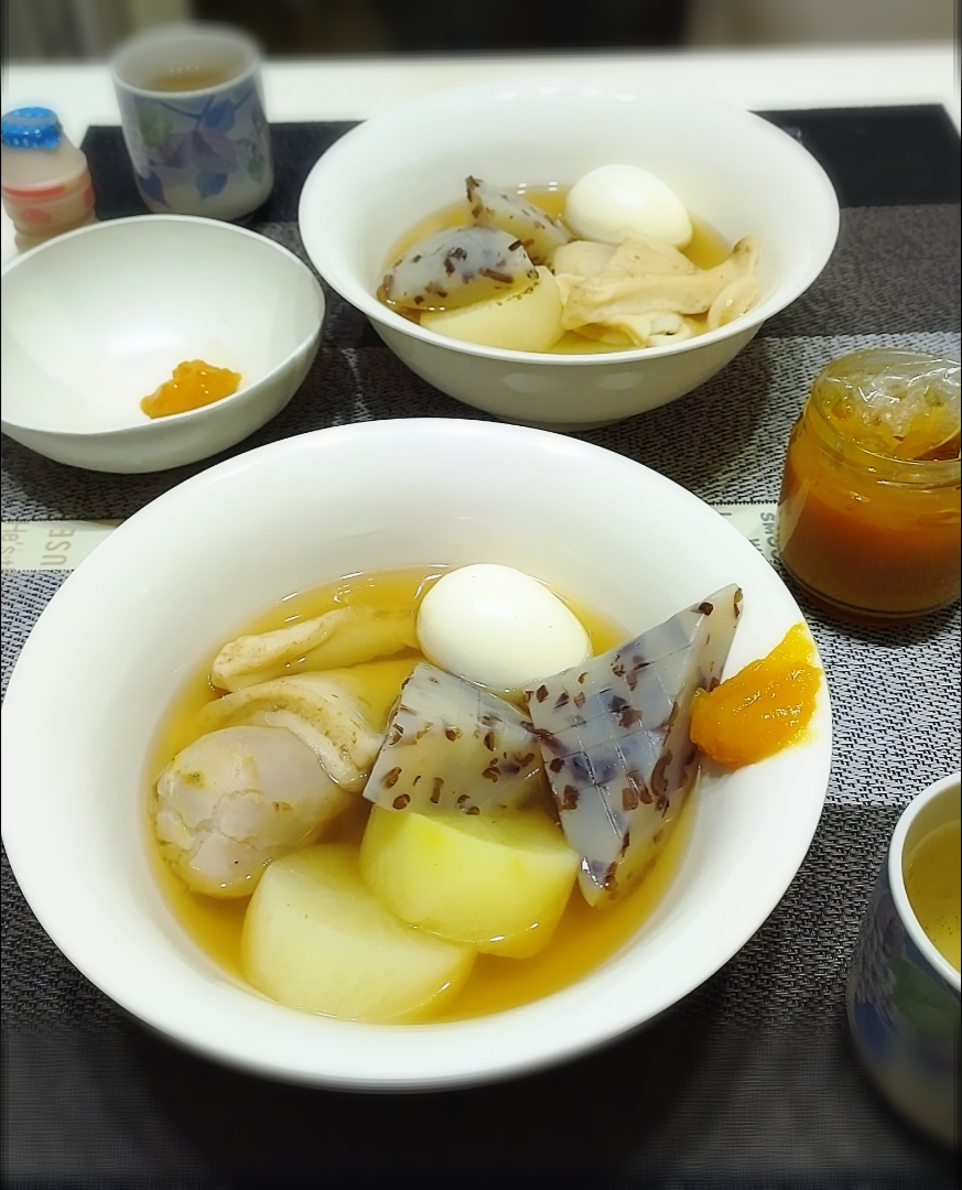 春日井ファームさまの健康パンダこんにゃくでおでん🍢