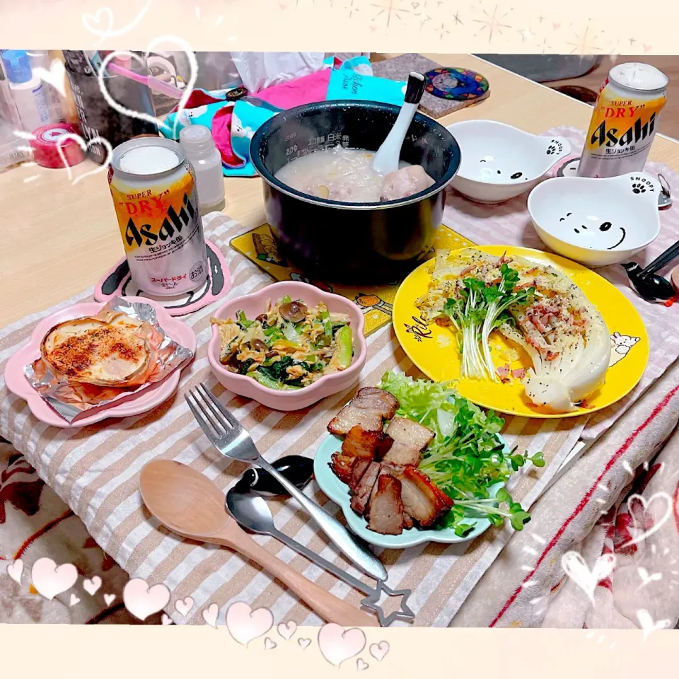 Snapdishの料理写真:１２／１９ ｍｏｎ 晩ごはん🍴＊○°|rinaronarさん