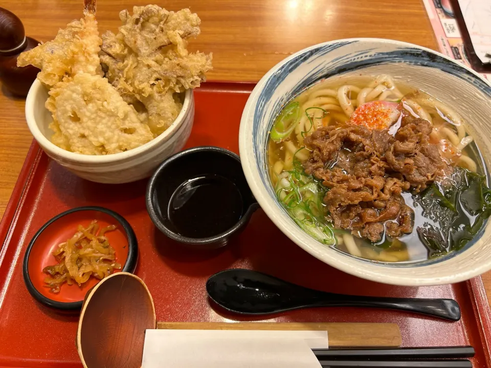 季節天丼定食🍤牛肉トッピング🥩|buhizouさん