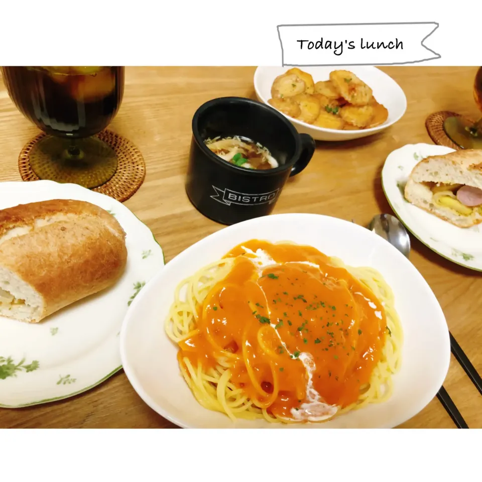 Snapdishの料理写真:本日の昼ごはん。|aki_puさん