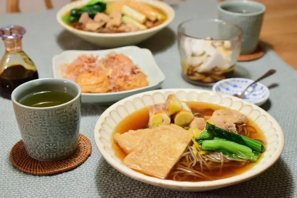 年越しは鶏ネギそば|うにんぱすさん