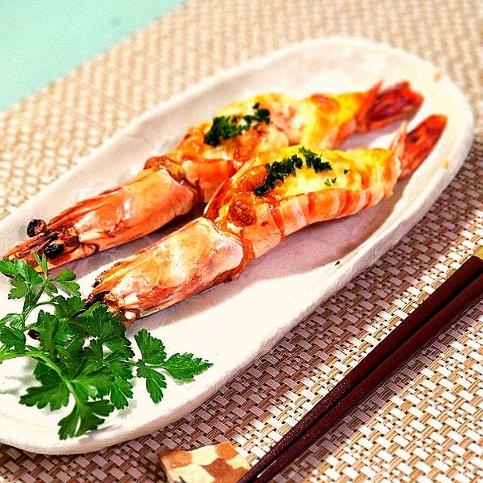 🇫🇷天然海老のテルミドール