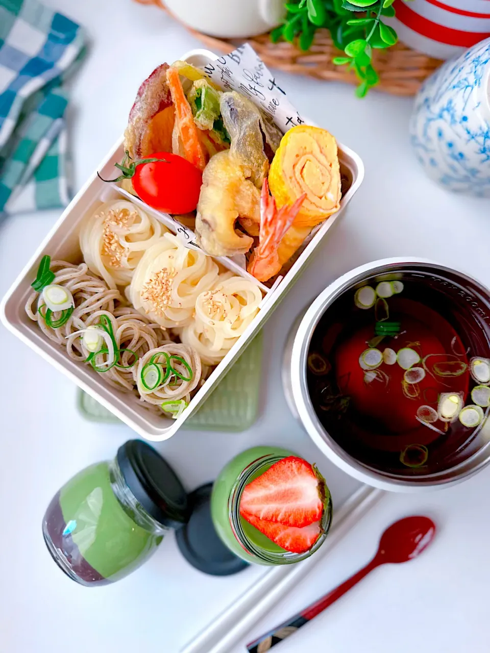 蕎麦＆うどんの天麩羅弁当|satomiさん