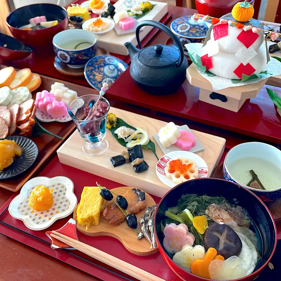 我が家の今年のお正月🎍🎍　　　　　　　　　　　　あけましておめでとうございます　　　　　　　　今年もよろしくお願いします|mokoさん