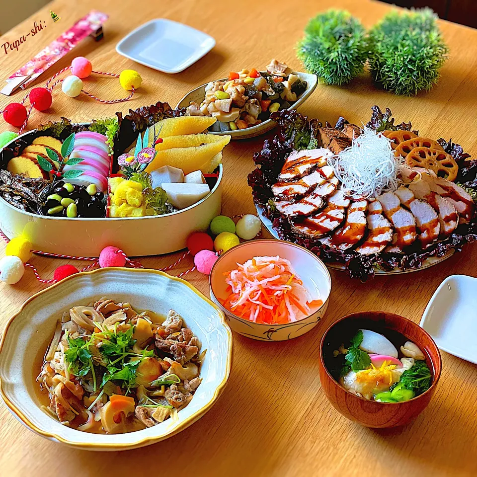 今年の正月料理🎍　皆さん今年も宜しくお願いします😊|パパ氏さん