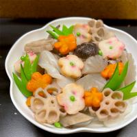 正月🎍花麩の筑前煮