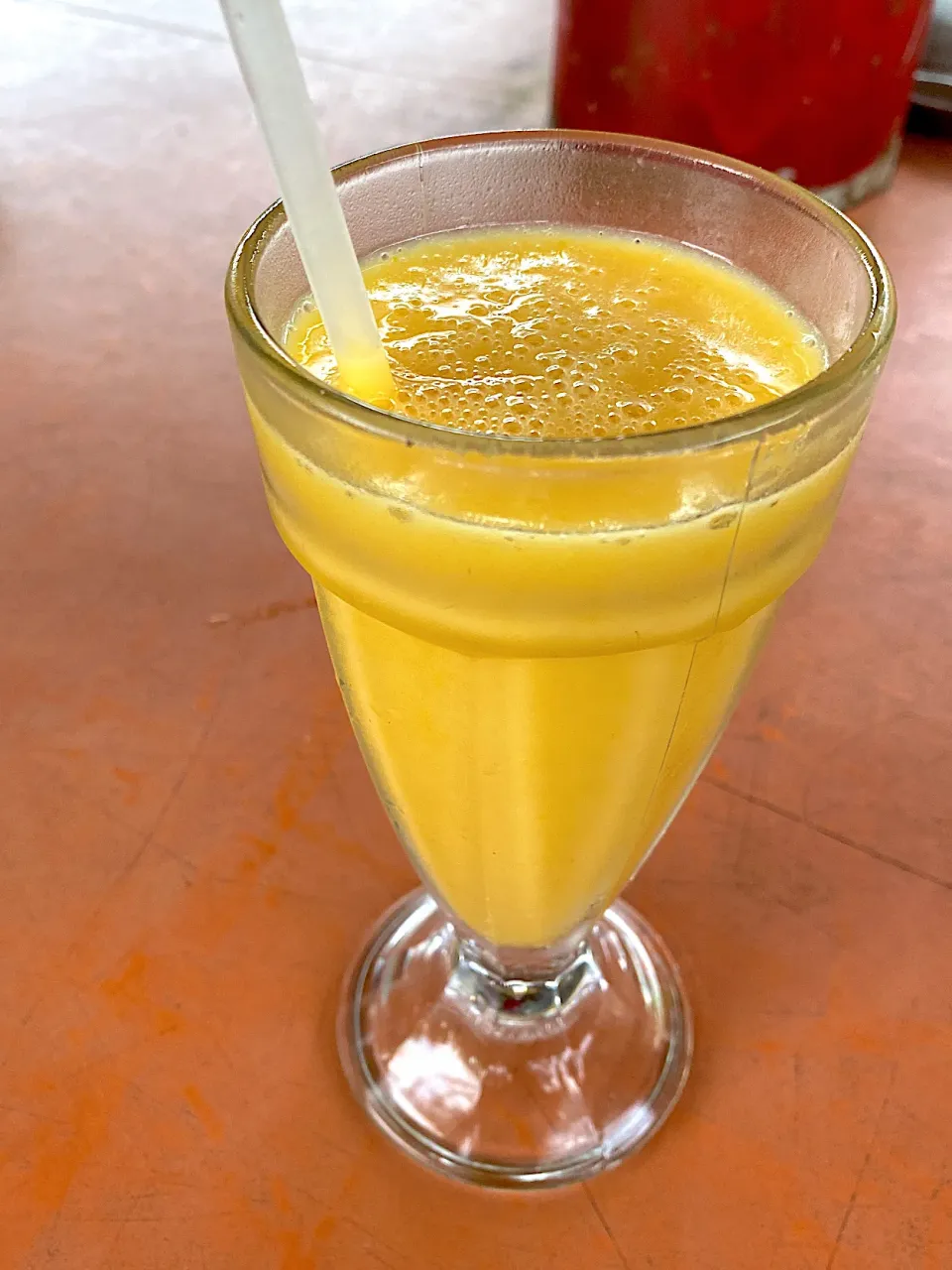 Morning juice, mango juice, nice one for refresh your Monday, itadakimasu|MI 「いどりす」さん