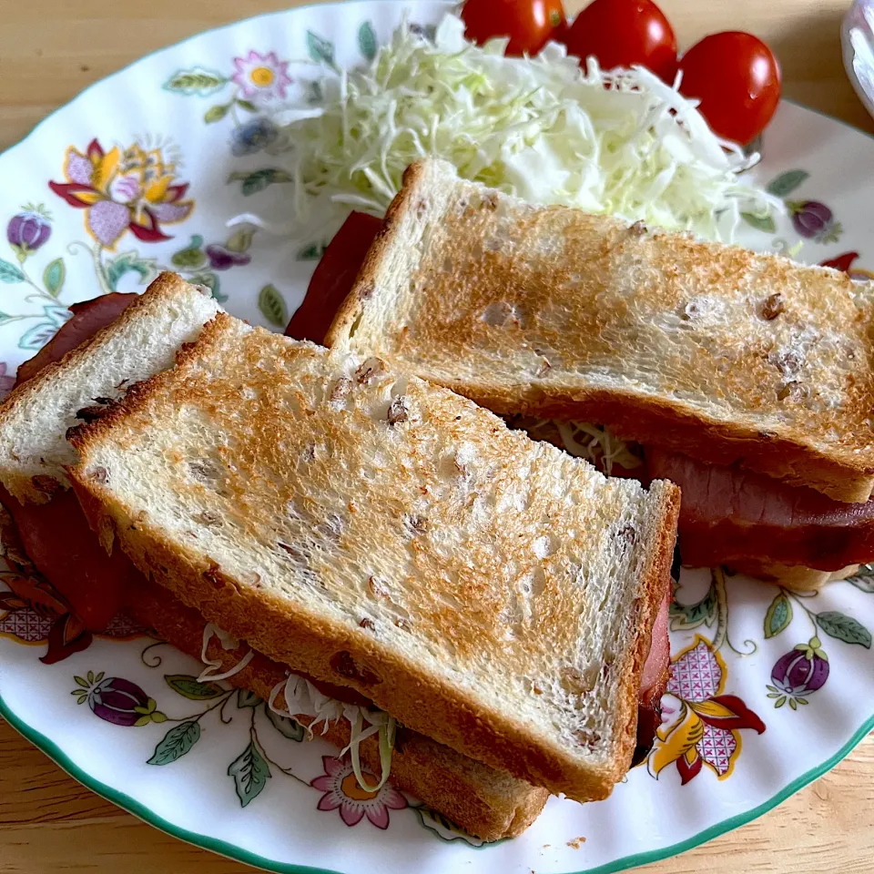 焼豚のサンドイッチ|りこさん