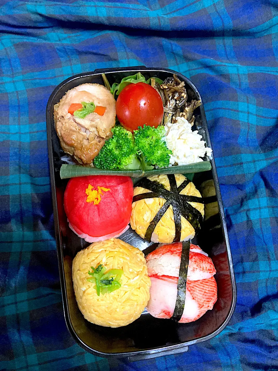 3日のお弁当。手毬寿司|ナタママさん