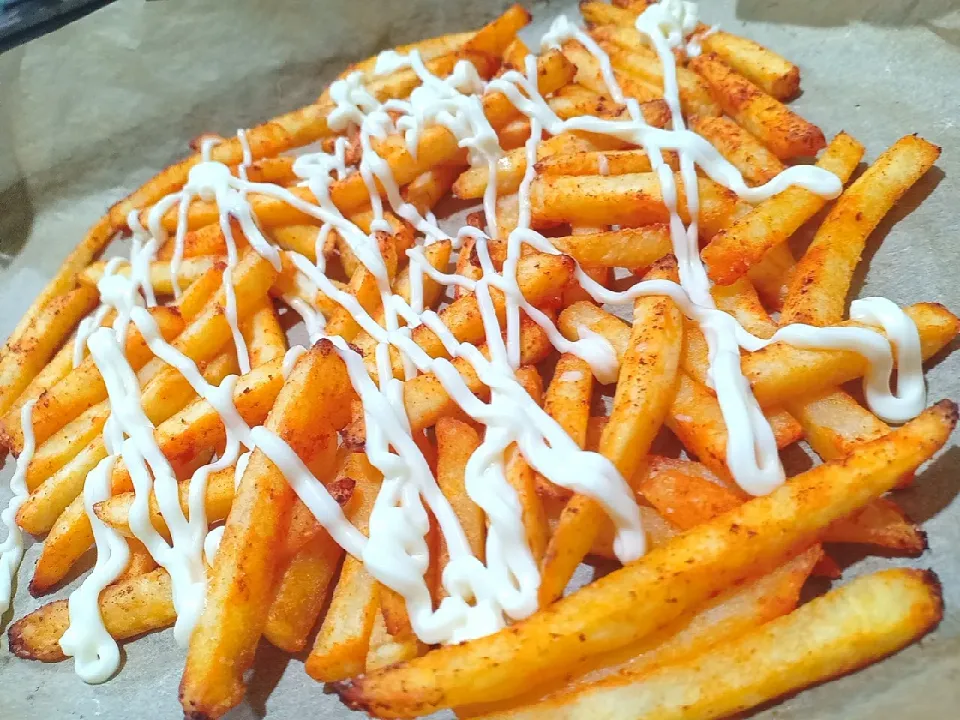 baked fries 🍟|vinuさん