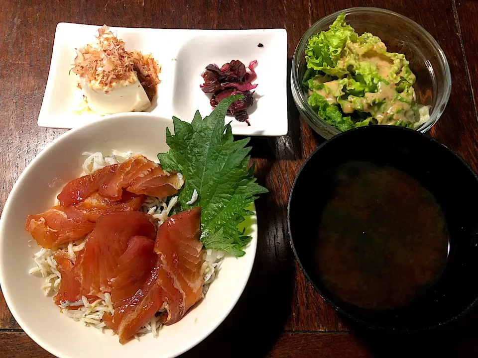 マグロの漬け丼|もちこさん