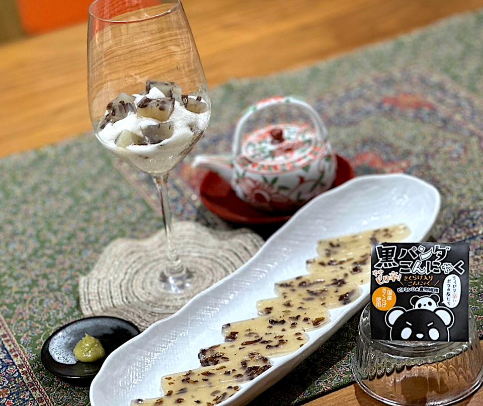 ❤️まーくん亭❤️パンダ🐼こんにゃくミニオードブル✨