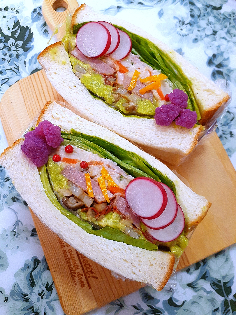 🔷仕事初めの🥪わんぱくサンド💕20230104🔷