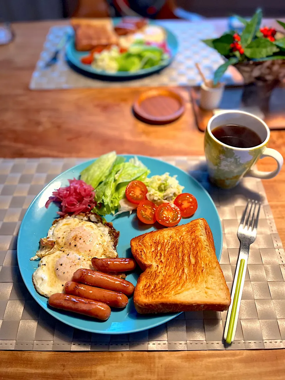 Snapdishの料理写真:ローゼルさんちの朝ごはん　2023・1・4|ローゼルさん