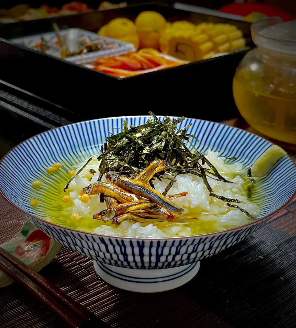 『田作り茶漬け』✨✨✨おせちに飽きたら茶漬けだよ！😉|イチロッタさん