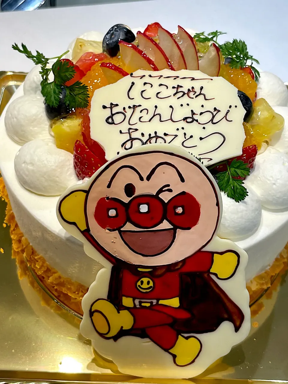 Snapdishの料理写真:娘2歳の誕生日ケーキ🎂|Amichin🧸💕さん