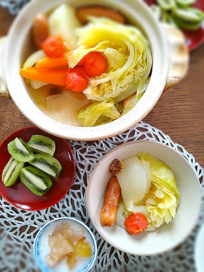 朝ごはん🌄！|まめころさん