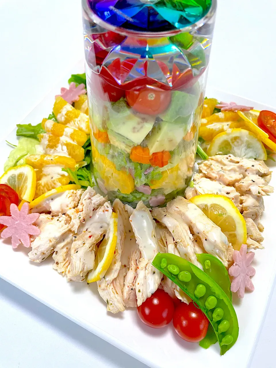 ボリューム&ヘルシーサラダチキンプレート|ニコル🌈さん