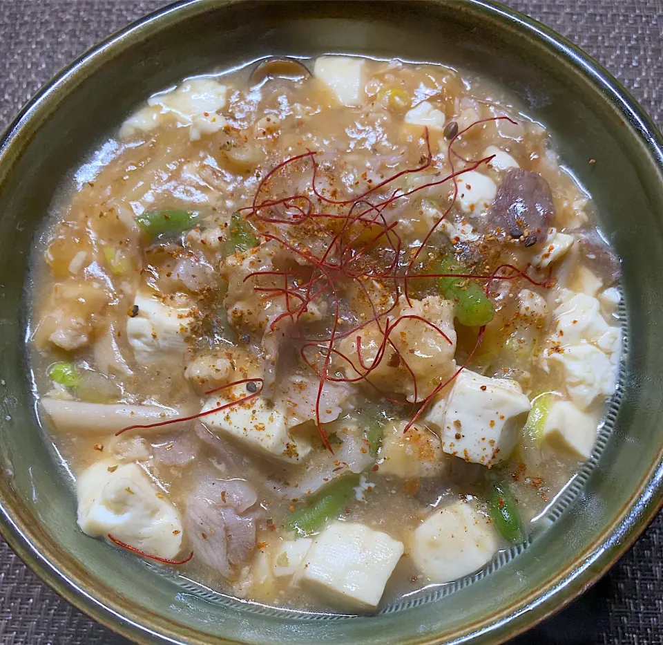 麻婆豆腐 豚と白菜の旨煮|すくらんぶるえっぐさん