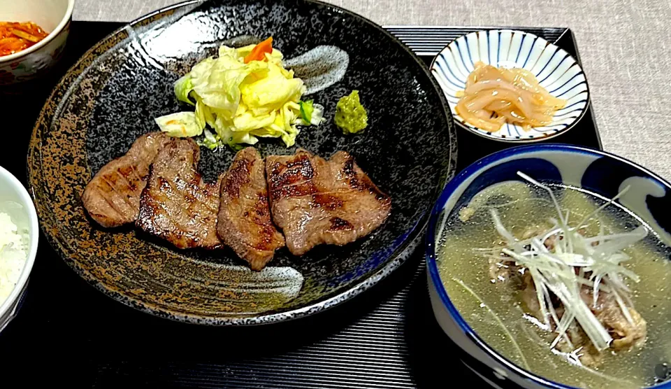 Snapdishの料理写真:牛タン定食www|ランさん