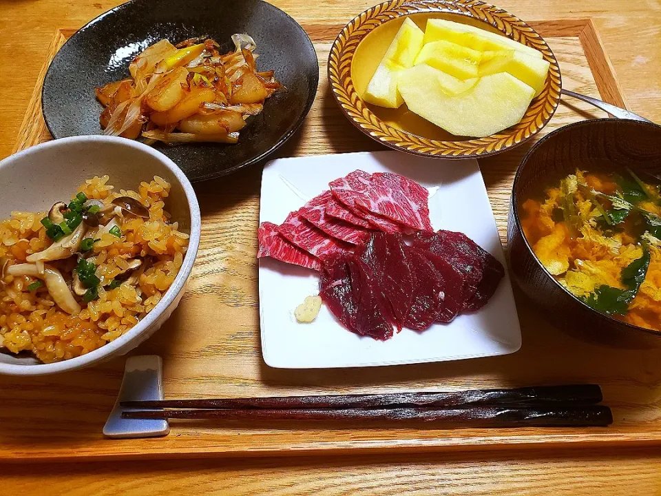 Snapdishの料理写真:大根と長ねぎの甘辛炒め|halさん