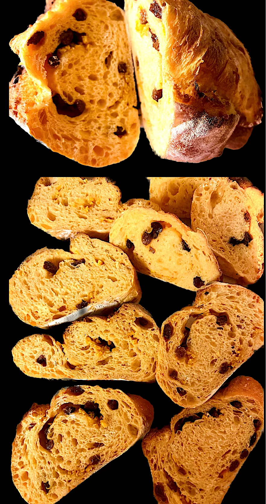 Bread with orange peel and raisins|sjさん