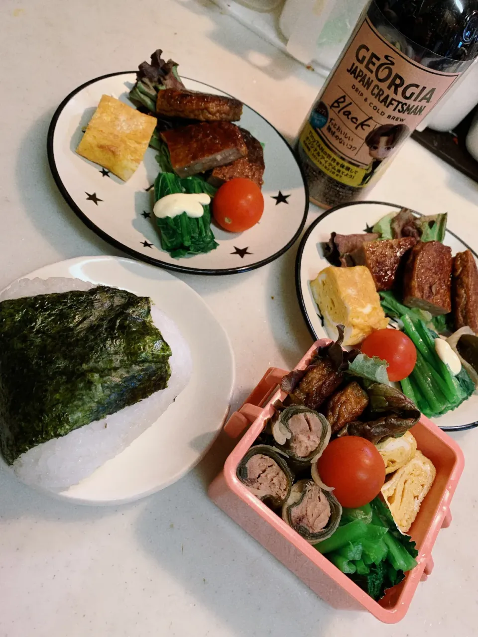 Snapdishの料理写真:2023.1.5.💜お弁当と朝ごはん|kimikimiさん