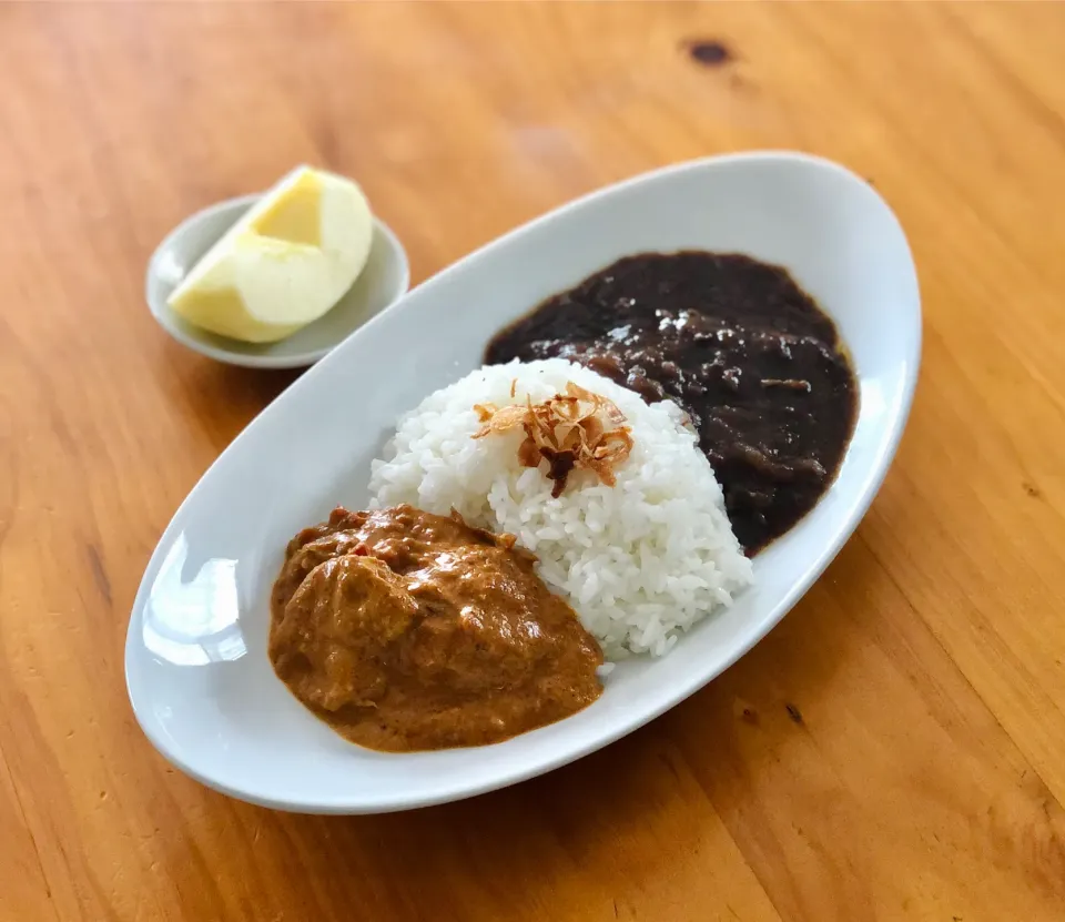 バターチキンカレーとハヤシライス|マユマユさん