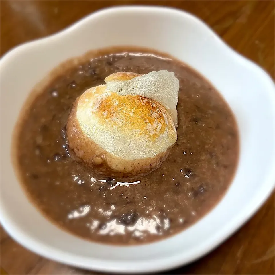 やっぱコレでしょ！お餅と言えばぜんざい💕|まるちゃんさん