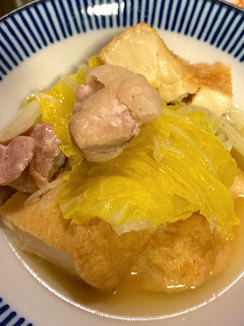 白菜と鶏モモの生姜煮|トモさん