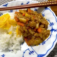 Snapdishの料理写真:ドライカレー？|satoshiさん