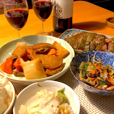 「フォルタン リトラル メルロ」を使ってみたSnapdishの料理・レシピ写真:昆布締めと美味しいワイン🍷